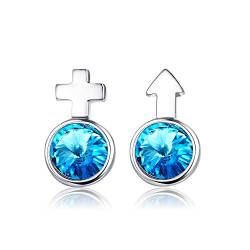 Sterling Silber Kristall Ohrringe Mode Geschenk Ohrringe von HAODUOO