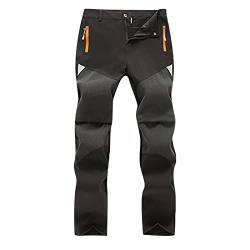 HAOLEI Kinder Softshellhose Gefüttert Skihose Thermohose Wasserdicht Winter Schneehose Jungen Mädchen Wanderhose Outdoorhose von HAOLEI