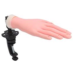 Nail Practice Hands, Flexible Biegbare Nagelhand Nail Art Trainingshand für Art Display für DIY Maniküre von HAOX