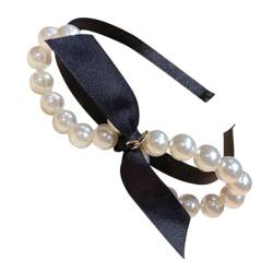 HAPINARY 1Stk Perlenstirnband Party-Kopfschmuck Perlenstirnbänder für Hochzeitsdekoration Haarschmuck modisches Haarband dekoratives Stirnband Koreanische Version Kopfbedeckung Haarnadel von HAPINARY