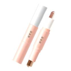 HAPINARY 2St Lidschattenstift wachsmalstifte zweifarbig Kosmetik Make-up-Tools Plastik von HAPINARY