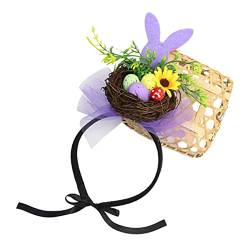 HAPINARY Stirnband Osterkopfschmuck Osterparty-Stirnband fasching haarschmuck faschings haarschmuck Blumenstirnbänder für Damen Haarschmuck für Kinder Cartoon-Haarbänder künstlich von HAPINARY