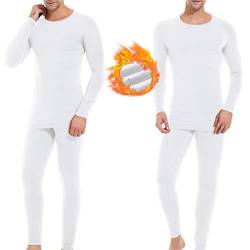 HAPYWER Herren Thermounterwäsche Set Atmungsaktiv Funktionsunterwäsche Lange Thermowäsche mit Hot Warm Base Layer für Ski Winter Sport von HAPYWER