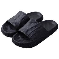 HAQUOS Original Damen Hausschuhe Herren rutschfeste Schnell Trocknende Badelatschen 1,6-Zoll-Dicke Sohle Weich Wolkenschuhe Leichte Cloud Slippers Cozy Slides Unisex Sommer Flip Flops von HAQUOS