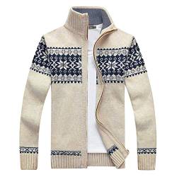 Herren- und Damen-Weihnachtsmode, lässig, Persönlichkeit, Weihnachten, Bedruckt, Paar, Pullover, Pullover, Mantel Herren Mantel Neu Leichte Braune Mäntel Herren Günstig von HAQUOS