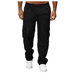 Hosen Sport-Overalls Hosen Fitness Herren-Multi-Pocket-Rechtbeinhose für Herren Schnee Wanderhose Softshell Herren Hose Winter von HAQUOS