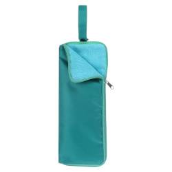 HARFINGTON Regenschirmtasche, Tragetasche, 10,9 x 34 cm, tragbar, wendbar, für nasse Regenschirme, faltbar, wasserdichte Tasche für Aufbewahrung, Reisen, Zuhause, Blaugrün von HARFINGTON