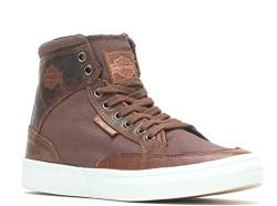 HARLEY-DAVIDSON FOOTWEAR Unisex-Erwachsene Rosemont Sneaker, Braun, 38.5 EU von HARLEY-DAVIDSON FOOTWEAR