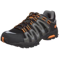 Harley-Davidson Herren Chase Athletic Hiker, Schwarz (schwarz/orange), 44 EU von HARLEY-DAVIDSON FOOTWEAR