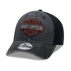 HARLEY-DAVIDSON Herren Baseball-Cap Bar & Shield Motorrad Baseballmütze Biker Kappe Basecap Zweifarbiges Logo, S von HARLEY-DAVIDSON