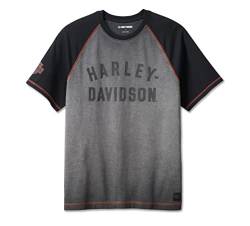 HARLEY-DAVIDSON Iron Bond Raglan Herren T-Shirt, M von HARLEY-DAVIDSON