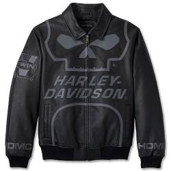 HARLEY-DAVIDSON Lederjacke Willie G Skull, L von HARLEY-DAVIDSON