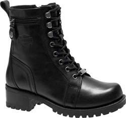 Harley David Keeler Damen Motorradstiefel, Schwarz (schwarz), 42 EU von HARLEY-DAVIDSON