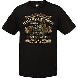 Harley-Davidson Military - Men's Graphic Short Sleeve Crew Neck T-Shirt - Overseas Tour | War Bike von HARLEY-DAVIDSON