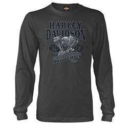 Harley-Davidson Military - Men's Long-Sleeve Graphic T-Shirt - Overseas Tour | Big V-Twin von HARLEY-DAVIDSON