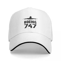 Basecap Boeing 747 Flugzeuge Kappe Baseballkappe Kappe Große Größe Hut Golf Hut Frauen Winter Herren Geschenk von HARLSO