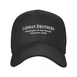 Basecap Lehman Brothers Mitarbeiter des Monats September 2008Cap Baseball Cap Sonnenhut ny Cap Mütze Damen Herren Geschenk von HARLSO