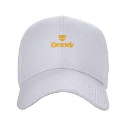 Basecap Logo Grindr Klassisches T-Shirt Mütze Baseballmütze Hip Hop Hut Mann Luxushut Mann Damen Geschenk von HARLSO