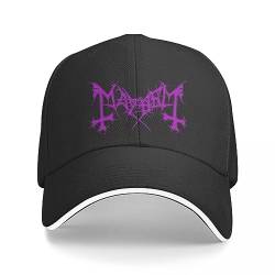 Basecap Mayhem Band Logo Purple Edition Cap Baseball Cap Herren Caps Mützen männlich Damen Geschenk von HARLSO