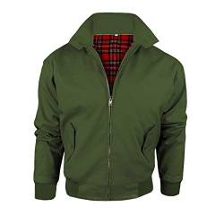 Wholesale Workwear Harrington - Erwachsene Harrington Jacke Mantel Bomber Klassisch 1970er Retro Mod Skin Scooter Schottenmuster Futter von HARRINGTON