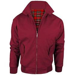 Wholesale Workwear Harrington - Erwachsene Harrington Jacke Mantel Bomber Klassisch 1970er Retro Mod Skin Scooter Schottenmuster Futter von HARRINGTON