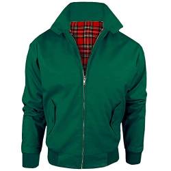 Wholesale Workwear Harrington - Erwachsene Harrington Jacke Mantel Bomber Klassisch 1970er Retro Mod Skin Scooter Schottenmuster Futter von HARRINGTON