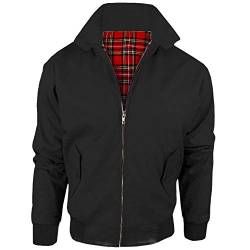 Wholesale Workwear Harrington - Erwachsene Harrington Jacke Mantel Bomber Klassisch 1970er Retro Mod Skin Scooter Schottenmuster Futter von HARRINGTON