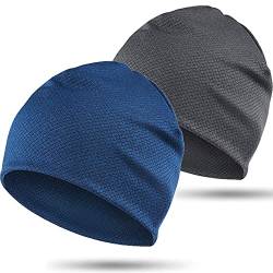 HASAGEI Sportmütze Herren und Damen Mütze Laufmütze Beanie Funktionsmütze Kopfbedeckung für Laufen Joggen Skifahren Radfahren Fahrrad Snowboarden Klettern Motorradfahren Outdoor Winddicht Thermo von HASAGEI