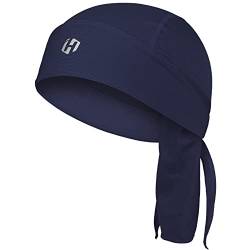 HASAGEI Sports Bandana Cap, Kopftuch Herren Damen, Sommer Laufmütze, Elastizität Atmungsaktiv nimmt Schweiß Bandana, Herren Biker Bandana (Blau) von HASAGEI