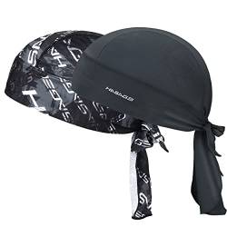 HASAGEI Sports Bandana Cap Durag Bandana Kopftuch Fahrrad Kopfbedeckung Atmungsaktiv nimmt Schweiß auf Hat von HASAGEI