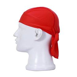 HASAGEI Sports Bandana Cap Herrem Damen Biker Bandanas Kopftuch Hat - Rot von HASAGEI