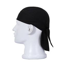 HASAGEI Sports Bandana Cap Herrem Damen Biker Bandanas Kopftuch Hat - Schwarz von HASAGEI