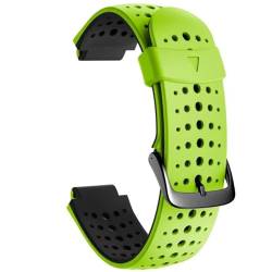 HASMI 22 mm Uhrenarmbänder kompatibel for Garmin Forerunner 235 230 620 630 735XT 235Lite Sportarmband Smartwatch Armband Silikonarmband (Color : F, Size : Forerunner 220) von HASMI