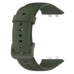 HASMI Armband-Armband, kompatibel for Watch 3 / Watch3 Pro, Silikon, Tpu, offizielles Ersatzarmband, Smartwatch-Armband-Zubehör (Color : Amry green, Size : Oppo Watch 3) von HASMI