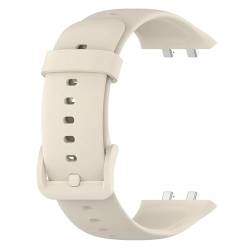 HASMI Armband-Armband, kompatibel for Watch 3 / Watch3 Pro, Silikon, Tpu, offizielles Ersatzarmband, Smartwatch-Armband-Zubehör (Color : Mi white, Size : Oppo Watch 3) von HASMI