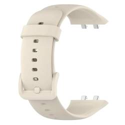 HASMI Armband-Armband, kompatibel for Watch 3 / Watch3 Pro, Silikon, Tpu, offizielles Ersatzarmband, Smartwatch-Armband-Zubehör (Color : Mi white, Size : Oppo Watch 3 Pro) von HASMI