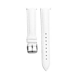 HASMI Geeignet kompatibel for Huawei GT4 Echtleder-Uhrenarmband. Erste Schicht Rindsleder, weiches und verschleißfestes Smartwatch-Armband, 18 mm, 22 mm (Color : Wit, Size : Huawei gt4 46mm) von HASMI