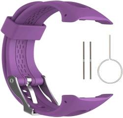 HASMI Kompatibel for Garmin Forerunner 10 15 GPS-Sportuhr, weiches Silikon, kleines großes Armband, Forerunner 10 15 (Color : Purple, Size : S size) von HASMI