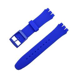 HASMI Kompatible 17 mm, 19 mm, 20 mm, kompatible SWATCH-Uhrenzubehör-Armbänder, Kunststoffschnalle (Color : H-20mm, Size : 19mm) von HASMI