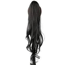 Pferdeschwanz Haarteil 32-Zoll-Pferdeschwanz-Haarteile for Frauen for den täglichen Gebrauch, synthetische, flexible Pferdeschwanz-Verlängerung, blond Pferdeschwanzverlängerung (Color : #1B, Size : von HASMI