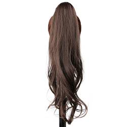Pferdeschwanz Haarteil 32-Zoll-Pferdeschwanz-Haarteile for Frauen for den täglichen Gebrauch, synthetische, flexible Pferdeschwanz-Verlängerung, blond Pferdeschwanzverlängerung (Color : #4, Size : 3 von HASMI
