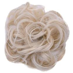 kunsthaar zum einflechten Messy Bun Hair Piece Curly Wavy Scrunchies for Damenhaar-Hochsteckfrisur-Haarteil Synthetische Kunsthaarverlängerungen haare zum einflechten (Color : J88H613) von HASMI