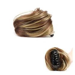unordentliches Dutt-Haarteil 1 Stück Haarteile, Hochsteckfrisur, Ballett-Dutt for Frauen, Grils, Klaue, Clip-in-Haarknoten, unordentliche gefälschte Haarknoten, Erweiterungen, Clip-in-Donut-Chignon-Sy von HASMI