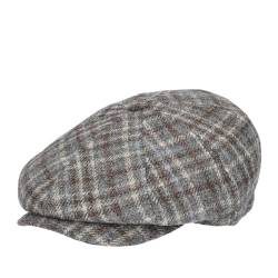 HAT YOU Herren Wolle Schiebermütze,ARTHUR', klassische italienische Winter-Cap, Mütze:Beige, Größe:61 cm von HAT YOU