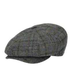 HAT YOU Herren Wolle Schiebermütze,ARTHUR', klassische italienische Winter-Cap, Mütze:Green, Größe:61 cm von HAT YOU