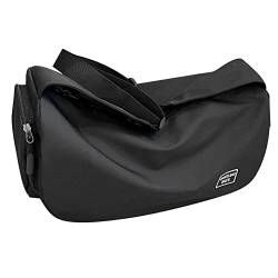 HAUTHE Damen-Reisetasche, multifunktional, groß, erweiterbar, Wochenend-Handgepäcktasche, Fitnessstudio, Workout-Tasche, wasserdicht, auf Reisetasche, Schwarz, 16.14*9.84*7.87 inch von HAUTHE