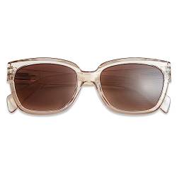 HAVE A LOOK – Sonnenbrille + 2.5 Dioptrien - Rauchgraue Gläser 100% UV-Schutz - Sonnenbrille Damen - Sonnenbrille Herren – Leicht Lesebrille – Flexibügel – Brille mit Gute Passform - Dänisches Design von HAVE A LOOK
