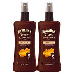 Hawaiian Tropic Dark Tanning Oil, Spray Pump, SPF 6, 8 Ounces, 2 Count (Pack of 1) von HAWAIIAN Tropic