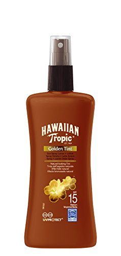 Hawaiian Tropic Golden Tint Sun Spray Lotion SPF 15 200 ml von HAWAIIAN Tropic