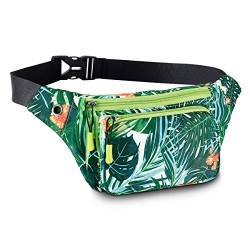 HAWEE Sport Bauchtasche Unisex Leichte Gürteltasche Hüfttasche Multicolor mit Verstellbarem Gürtel und Kopfhöreranschluss für Damen Herren Outdoor Reisen Wandern Joggen Radfahren Laufen von HAWEE